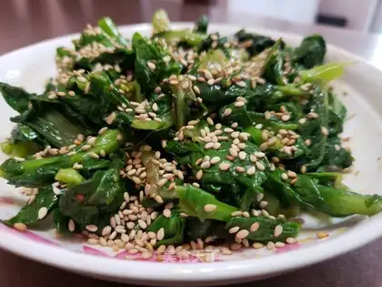 White sesame cabbage