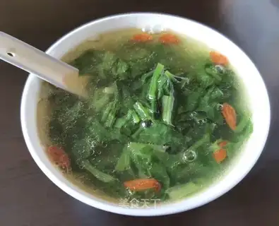 Spinach soup