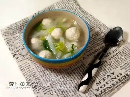 Carrot fish soup