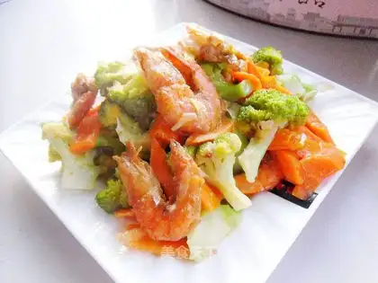 Seafood broccoli