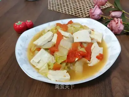 Tomato and tofu