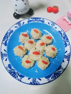 Steam rice balls