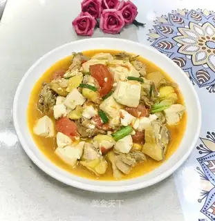 Tomato tofu chicken