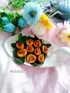 Puffing almond mushrooms