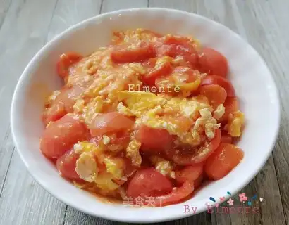 Tomato fried eggs