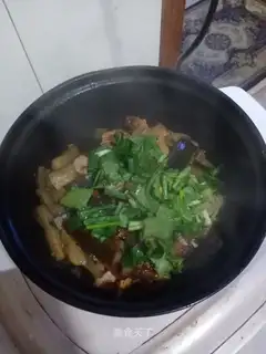 Salt fish eggplant