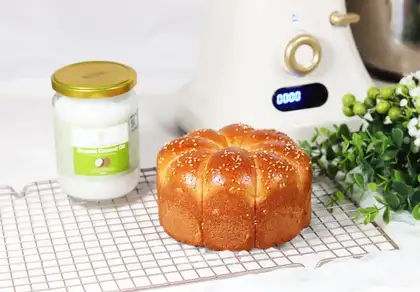 Coconut oil bread