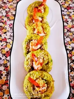 Peas shrimp muffin
