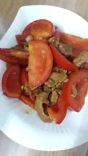 Tomato fried pork