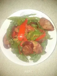 Double pepper sausage