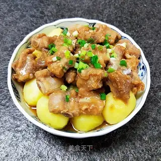 Steamed potatoes