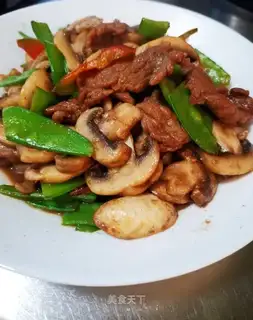 Dutch beans and beef chops