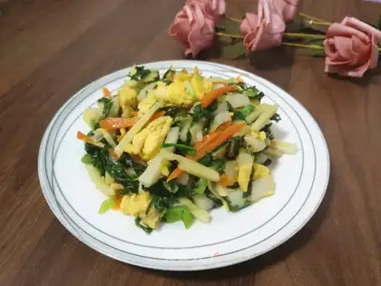 ♪ Winter mustard duck egg ♪
