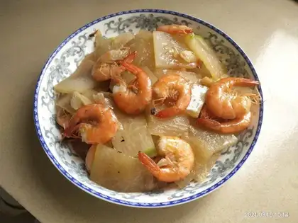 Shrimp melons