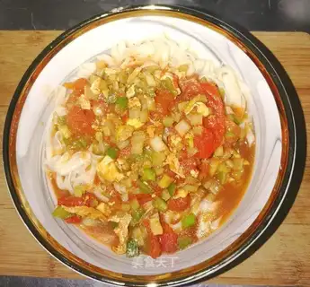 Tomato egg noodles