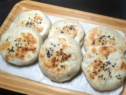 A melon sesame cake