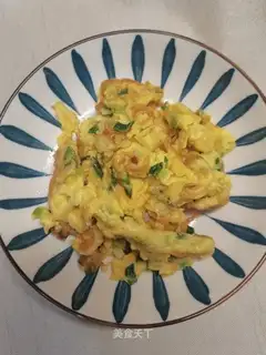 Onion fried eggs