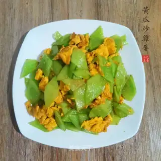 cucumber fried eggs