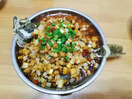 A meatloaf fish
