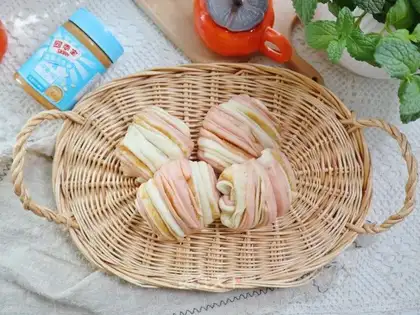 Double peanut butter rolls