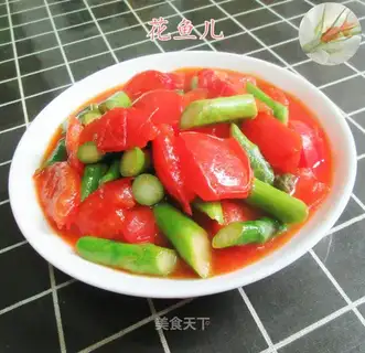 Tomato fried storks