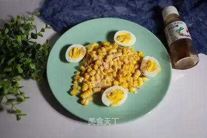 Corn egg salad