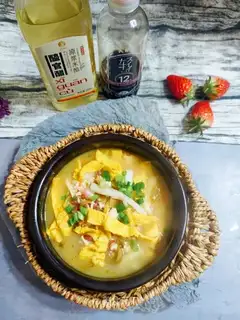 Tofu paste soup