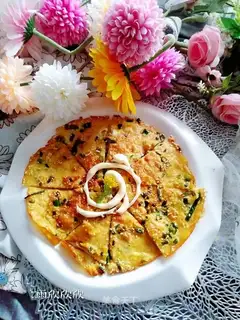 Onion omelet