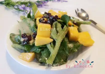 Sesame sauce ice salad