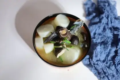 radish chicken soup