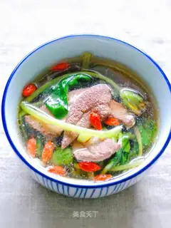 Pork liver soup