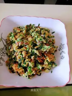 Garlic fried eggs
