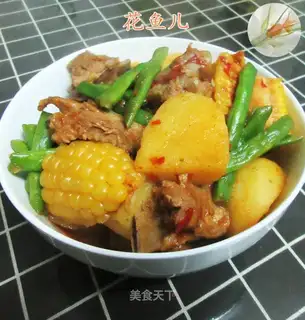 Home-cooked ribs