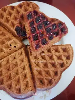 Coco chocolate waffles