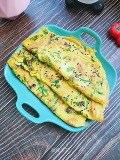 Onion eggcake