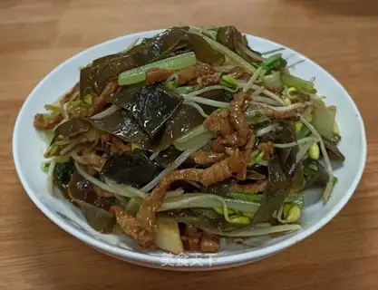 Seaweed sprouts of celery