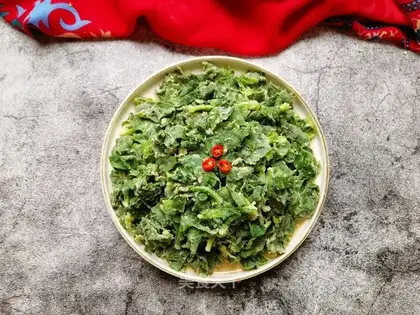 Steam spinach