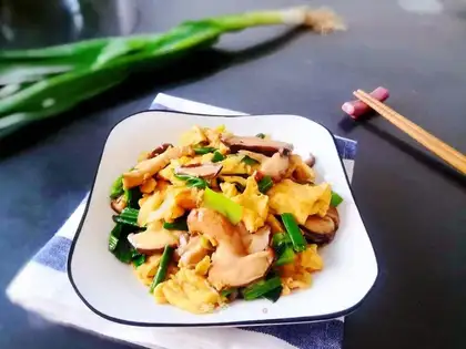 Shroom fried eggs