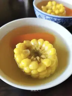 Corn carrot soup