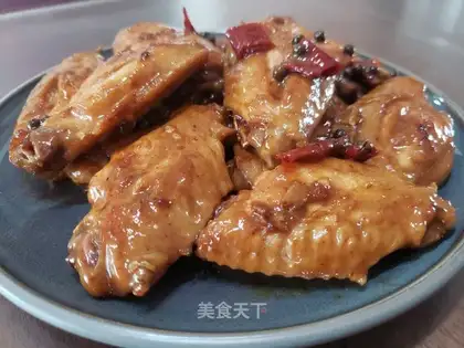 Red chicken wings