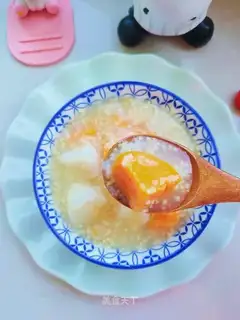 Peaches, porridge