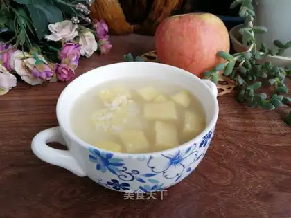 Apple rice porridge