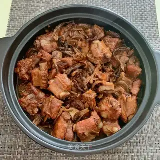 Moose mushroom ribs