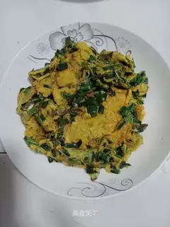Cream fried eggs