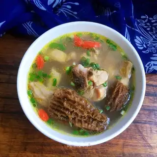 Chicken soup from the sheep's belly
