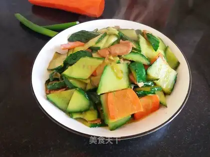 cucumber carrots
