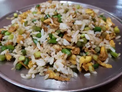 Garlic duck egg fried rice