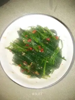 ♪ Quicky old vinegar spinach ♪