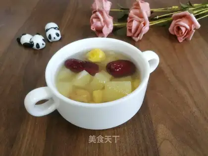 Chestnut apple palm tea