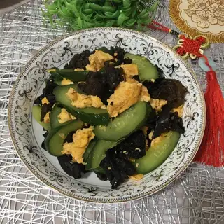 Eggs and cucumbers